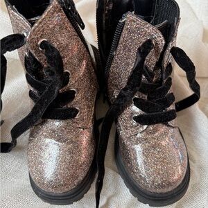Primark Black Girl Glitter Boots